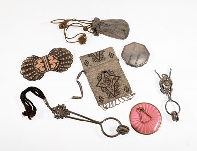 Lot 2263 - Late Victorian Skirt Liftter with heart shaped...