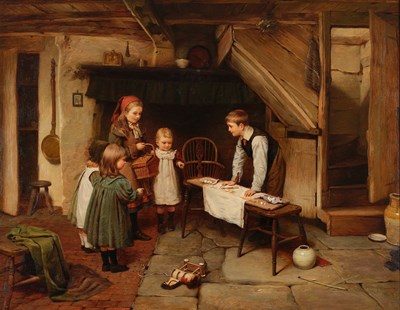 Lot 1039 - Harry Brooker (1848-1940) The Sweet Shop...