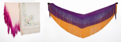 Lot 2189 - Early 20th Century Decorative Shawls,...