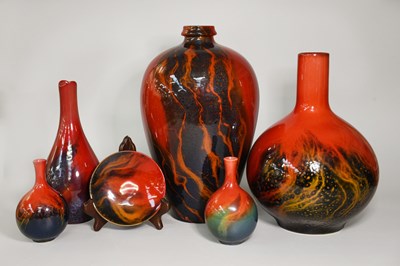 Lot 161 - A Royal Doulton Archives Jintan Vase, printed...