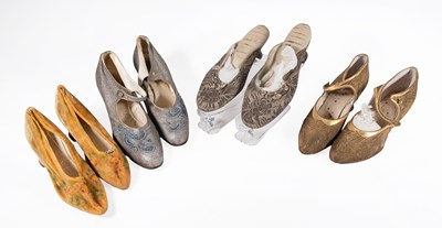 Lot 2200 - Late 19th and Early 20th Century Shoes...