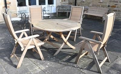 Lot 1234 - NOVA Garden Furniture; circular table and 4...