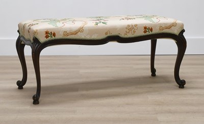 Lot 587 - A Mahogany-Framed Window or Dressing Stool,...