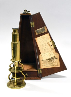 Lot 113 - William Harris & Sons Culpeper Microscope