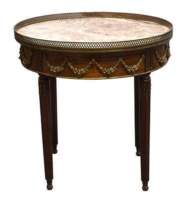 Lot 655 - A French Mahogany and Gilt-Metal-Mounted...