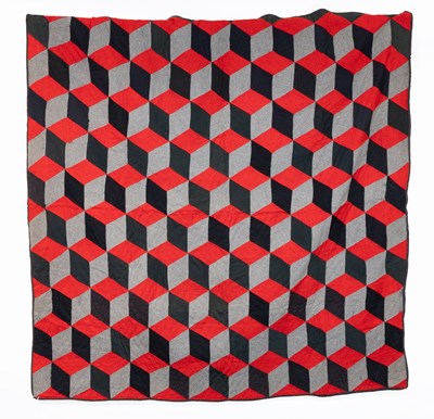 Lot 2120 - Early 19th Century Donegal Patchwork Quilt,...