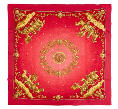 Lot 1019 - Hermès Silk Scarf, Cosmos Designed by Philippe...