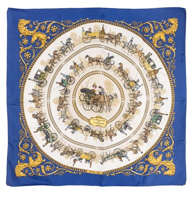 Lot 1022 - Hermès Silk Scarf, La Promenade De Longchamps...
