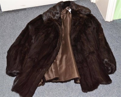 Lot 379 - A brown fur jacket