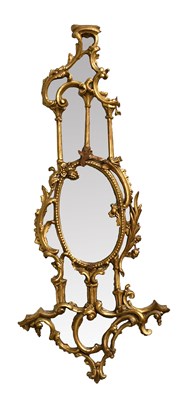 Lot 595 - A George III-Style Giltwood and Gesso Wall...