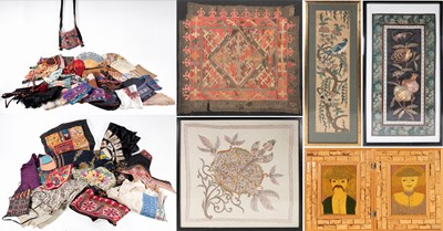 Lot 2160 - Assorted 20th Century Central Asian Textiles...