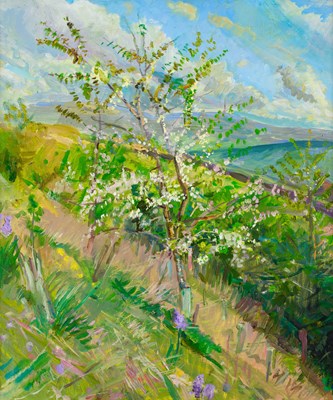 Lot 543 - Piers Browne (1949-2024) “Cherry Tree, Penhill...