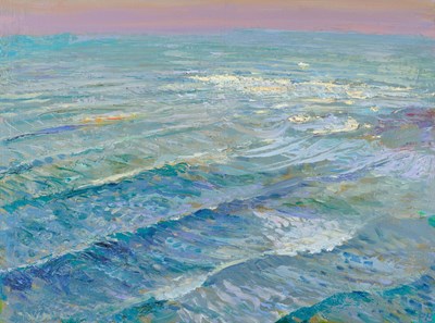 Lot 550 - Piers Browne (1949-2024) "Tide Rolling in,...