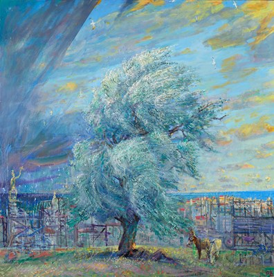 Lot 564 - Piers Browne (1949-2024) Tree in High Wind...