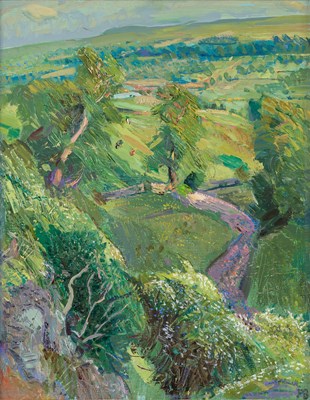 Lot 542 - Piers Browne (1949-2024) "Towards the Ure,...