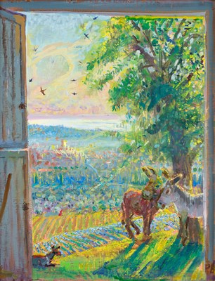 Lot 565 - Piers Browne (1949-2024) "Dawn on the Farm,...