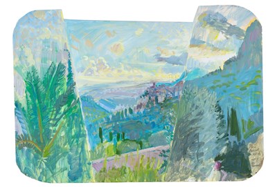 Lot 1143 - Piers Browne (1949-2024) “St Jeannet" Signed,...