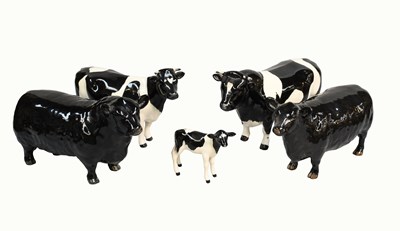 Lot 80 - Beswick Friesian Cattle, Comprising: Bull Ch. "...