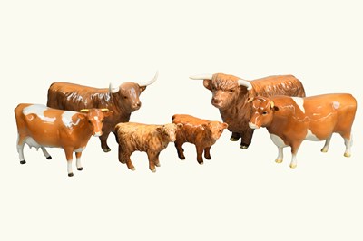 Lot 81 - Beswick Guernsey Cattle, Comprising: Bull Ch. '...