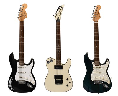 Lot 43 - Fender Squier Jack Daniels Stratocaster Electric Guitar (2000)