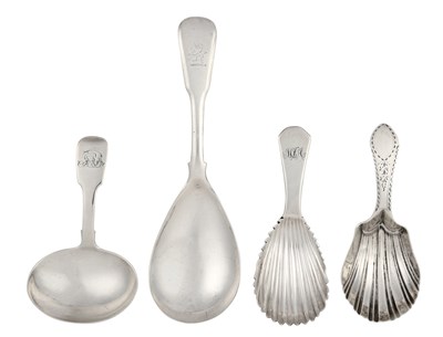 Lot 2 - Four George III and George IV Irish Silver...