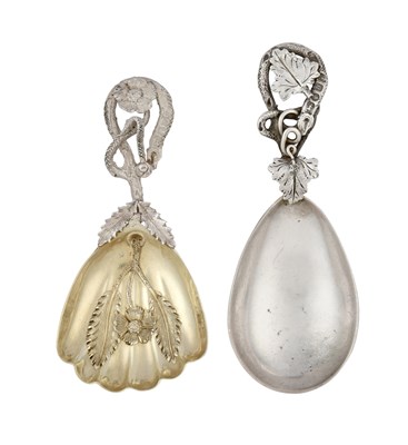 Lot 24 - Two Victorian Silver Caddy-Spoons, Each by...