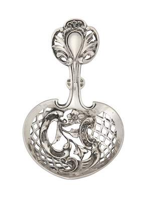 Lot 34 - A Victorian Silver Caddy-Spoon, by Edward...