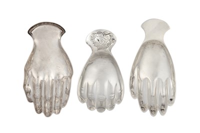 Lot 60 - Three Elizabeth II Silver Caddy-Spoons, One by...
