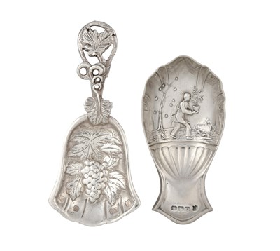 Lot 43 - A George V Silver Caddy-Spoon and an Elizabeth...