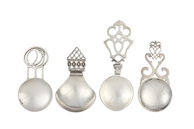 Lot 50 - Four George V or Elizabeth II Scottish Silver...