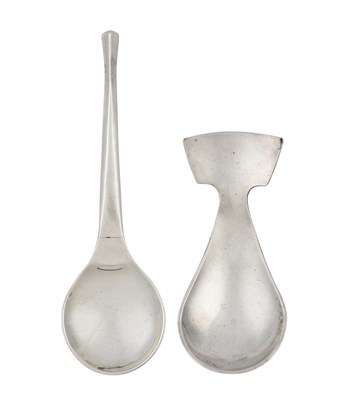 Lot 68 - Two Elizabeth II Scottish Silver Caddy-Spoons,...