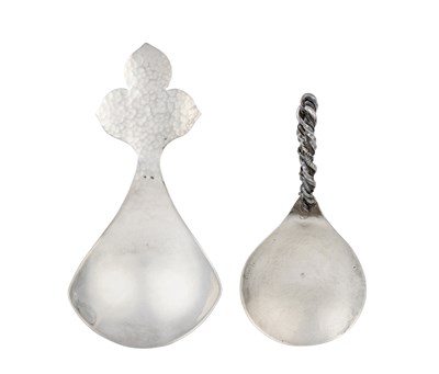 Lot 69 - Two Elizabeth II Silver Caddy-Spoons, One by...