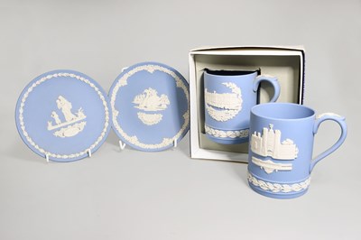 Lot 218 - A Collection of 20th Century Wedgwood Blue...