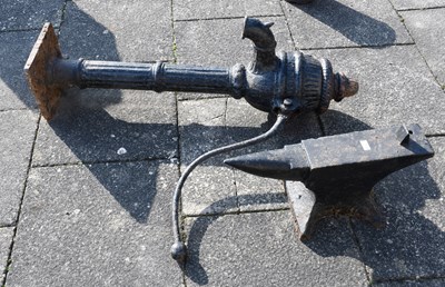 Lot 1204 - A Victorian Cast Iron Water Pump, 130cm,...