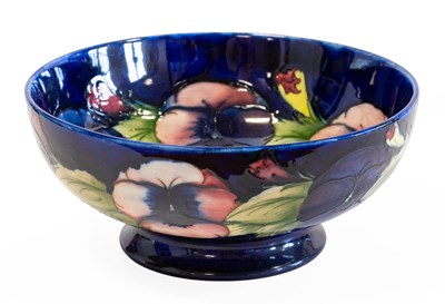 Lot 17 - William Moorcroft (1872-1945): A Pansy Pattern...