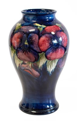 Lot 15 - William Moorcroft (1872-1945): A Pansy Pattern...