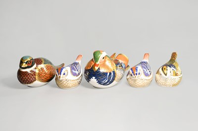 Lot 153 - Five Royal Crown Derby Imari Porcelain...