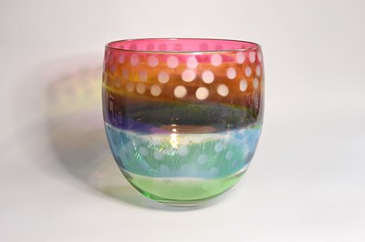 Lot 152 - Jane Charles (1961-) "Strappy" Studio Glass...
