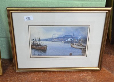 Lot 425 - * Jotter (20th Century) ";Elswick, Works on the Tyne"; Signed, inscribed, watercolour...