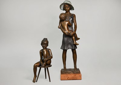 Lot 136 - Laszlo Kutas (1936-2023) Hungarian, bronze...