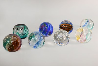 Lot 159 - Eight Various Caithness Paperweights,...