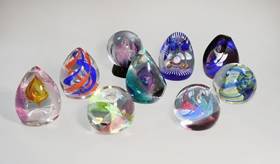 Lot 234 - Nine Various Caithness Paperweights, including...