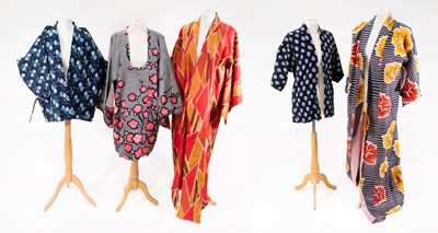 Lot 1049 - 20th Century Japanese Kimonos and Robes...