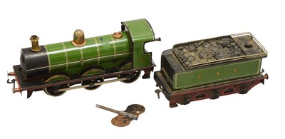 Lot 3211 - O Gauge 0-6-0 GNR 36 Clockwork Locomotive