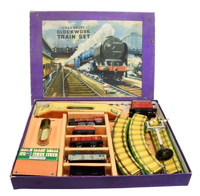 Lot 3207 - Chad Valley O Gauge Train Set