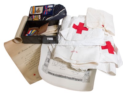 Lot 50 - An Interesting First World War V.A.D. Group of...