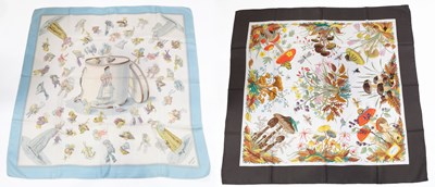 Lot 2080 - Hermès Silk Scarf 'Paris Modiste' Designed by...