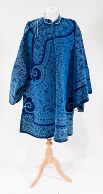 Lot 2050 - Early 20th Century Chinese Lady's Winter Blue...