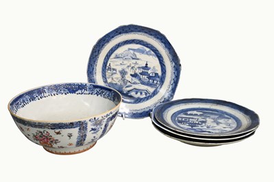 Lot 176 - A Chinese Porcelain Punch Bowl, Qianlong,...