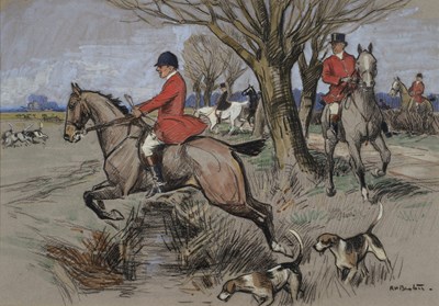 Lot 1001 - Robert Hugh Buxton (1871-1965) "Over the Brook"...